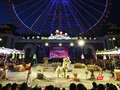 Biểu diễn lân sư rồng tại Công viên Sun World Danang Wonders