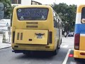Xe buýt liên tỉnh Đà Nẵng-Quảng Ngãi chạy lấn làn khi vào nội đô Đà Nẵng (ảnh Sở GTVT Đà Nẵng cung cấp)