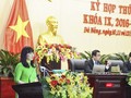 Bà Trương Thị Hồng Hạnh - Giám đốc Sở Du lịch Đà Nẵng tại phiên chất vấn Kỳ họp thứ 12, HĐND TP Đà Nẵng Khóa IX