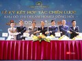 Lễ ký kết hợp tác chiến lược giữa các bên trong sự kiện Công bố Khu đô thị Dream Homes - Quảng Bình