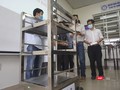 Robot “BK-AntiCovid” do ĐH Bách khoa Đà Nẵng chế tạo phục vụ công tác điều trị bệnh nhân mắc COVID-19 tại Bệnh viện Phụ sản - Nhi Đà Nẵng