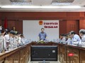 ông Lê Trí Thanh – Chủ tịch UBND tỉnh Quảng Nam  chủ trì cuộc họp giữa các bên liên quan đến việc mua thiết bị xét nghiệm COVID-19