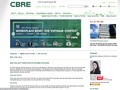 Trang web của CBRE Việt Nam cũng bỏ trống báo cáo nghiêm cứu thị trường BĐS Đà Nẵng