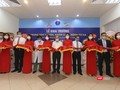 Quang cảnh buổi khai trương Trung đưa Trung tâm Tư vấn, khám chữa bệnh từ xa, ứng dụng hệ thống Telehealth vào phục vụ chăm sóc sức khỏe người dân tại Bệnh viện Trung ương Huế.