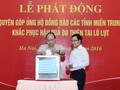 Thủ tướng tham gia buổi quyên góp, ủng hộ đồng bào miền Trung