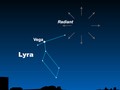 Chòm sao Lyra, trung tâm trận mưa sao băng. Ảnh: Earthsky.org