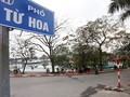 Phố Từ Hoa được điều chỉnh độ dài: dài 300m, rộng 6m - Ảnh: Hà Nội mới.