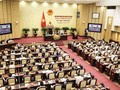 Phiên khai mạc Kỳ họp thứ 6 HĐND Thành phố khóa XV, nhiệm kỳ 2016 - 2021/ Ảnh: Kinh tế đô thị