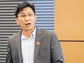 Đại biểu Nguyễn Việt Dũng phát biểu tại tổ sáng 8/11. Ảnh: HT