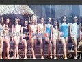 Trần Lệ Hân (ngoài cùng bên phải, số 16) tại cuộc thi Hoa hậu châu Á - Thái Bình Dương năm 1974).