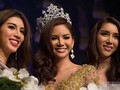 Sopida Siriwattananukoon (giữa) đăng quang ngôi vị Hoa hậu chuyển giới năm 2015, tối 8/5.