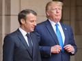 Tổng thống Mỹ Donald Trump và Tổng thống Pháp Emmanuel Macron. Ảnh: Reuters