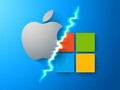 Cuộc chiến giữa Apple và Microsoft đã quay trở lại. Ảnh: Sina