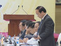 Đại diện Bộ KH&Đầu tư trả lời câu hỏi của phóng viên (Ảnh: VGP)