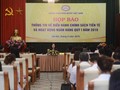Phó Thống đốc NHNN Nguyễn Thị Hồng chủ trì họp báo (Ảnh: NHNN)