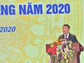 Thống đốc Lê Minh Hưng phát biểu tại hội nghị triển khai nhiệm vụ ngân hàng năm 2020 (Ảnh: SBV)