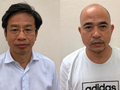 Ông Nguyễn Xuân Sơn (đeo kính) và Vũ Trọng Hải - Ảnh: bocongan.gov.vn