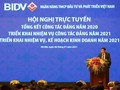 Chủ tịch BIDV Phan Đức Tú phát biểu tại hội nghị (Nguồn: BIDV)