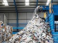 Một nhà máy xử lý rác thải công nghiệp