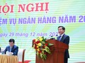 Phó Thủ tướng Lê Minh Khái phát biểu tại Hội nghị triển khai nhiệm vụ ngân hàng năm 2022 (Ảnh: VGP)