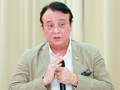 Ông Đỗ Anh Dũng - Chủ tịch Tập đoàn Tân Hoàng Minh - tại cơ quan điều tra (Ảnh: bocongan.gov.vn)