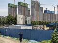 Một công trường xây dựng ở Trịnh Châu, Trung Quốc hồi đầu năm nay (Ảnh: Bloomberg)