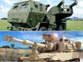 Hai loại vũ khí mà quân đội Đài Loan chuẩn bị mua: Hệ thống pháo phản lực nđa nòng M142 và Pháo tự hành M109A6 Paladin. Ảnh: Đông Phương