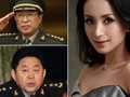 "Quân trung yêu cơ" Thang Sán và 2 người tình Phó chủ tịch Quân ủy Từ Tài Hậu (trên) và Phó Chủ nhiệm Tổng bộ Hậu cần Cốc Tuấn Sơn (dưới).
