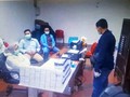 Các nghi phạm là nhân viên Công ty Kimia Farma bị cảnh sát bắt giữ hôm 29/4 (Ảnh: coconut).
