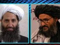 Hai nhà lãnh đạo chủ chốt của chính quyền Taliban trong tương lai: "Lãnh tụ tối cao" Haibatullah Akhundzada (trái) và "Tổng thống" Abdul Ghani Baradar (Ảnh: Đông Phương). 