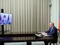 Tổng thống Nga Putin điện đàm với Tổng thống Mỹ Biden hôm 7/12 (Ảnh: TASS).