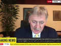 Người phát ngôn Điện Kremlin Sergey Peskov trả lời phỏng vấn trực tiếp trên sóng truyền hình Sky News hôm 7/4.