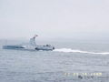 Hình ảnh tàu Orca với trực thăng phía sau chụp ngày 9/2/2025. Ảnh: QQnews.