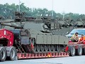 Xe tăng đã được đưa vào thủ đô Washington chuẩn bị cho cuộc duyệt binh. Ảnh: Guangming.