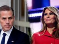 Bà Melania Trump (phải) đe dọa kiện đòi Hunter Biden bồi thường 1 tỷ USD. Ảnh: Gazetaexpress.