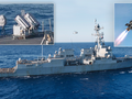Hệ thống tên lửa chống UAV mới được triển khai trên tàu khu trục USS Bainbridge lớp Arleigh Burke. Ảnh: Wforum.
