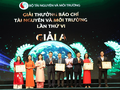 Bộ Tài nguyên và Môi trường trao giải thưởng báo chí tài nguyên và môi trường lần thứ VI. (Ảnh: Trung tâm Truyền thông tài nguyên và môi trường)