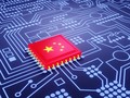 Minh họa 3D một con chip tiên tiến in cờ Trung Quốc trên bảng mạch điện tử. Ảnh: Shutterstock