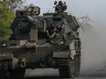 Pháo tự hành Krab 155 mm do Ba Lan sản xuất của quân đội Ukraine. Ảnh South Front.