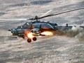Trực thăng tấn công Mi-28NM trên chiến trường vùng Donbass. Ảnh minh họa TV Zvezda.
