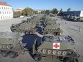 Các xe thiết giáp M113 Tây Ban Nha, chuẩn bị chuyển giao cho Ukraine. Ảnh Military Ukraine. 