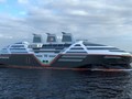 Phác thảo thiết kế tàu du lịch chạy điện năng lượng mặt trời Sea Zero. Ảnh: Hurtigruten