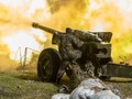 Quân đội Syria pháo kích vào chiến tuyến thánh chiến ở Idlib. Ảnh South Front