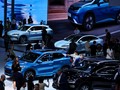 Các mẫu xe điện Trung Quốc trong triển lãm IAA Mobility 2023 tại Munich, Đức. Ảnh Reuters
