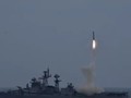 Hải quân Ấn Độ phóng thử nghiệm tên lửa hành trình siêu thanh BrahMos. Ảnh Naval News
