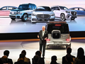Một bài thuyết trình của Mercedes-Benz tại Triển lãm Công nghiệp Ô tô Quốc tế Thượng Hải, ngày 18 tháng 4 năm 2023 (Ảnh: AFP)