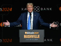 Cựu Tổng thống Mỹ Donald Trump tại sự kiện Bitcoin 2024 ở Nashville, Tennessee, Mỹ. Ảnh: Reuters.