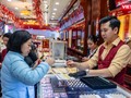 Giá vàng giảm mạnh. Ảnh: Đình Huy.