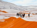 Năm 2016, cư dân bản địa đã nhìn thấy tuyết rơi tại sa mạc Sahara. Nguồn: RT