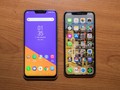 iPhone X đọ dáng cùng Asus ZenFone 5. Nguồn: CNET